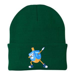 Dabbing Dreidel Happy Hanukkah Dancing Chanukah Girls Knit Cap Winter Beanie