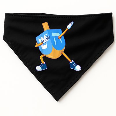 Dabbing Dreidel Happy Hanukkah Dancing Chanukah Girls USA-Made Doggie Bandana