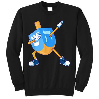 Dabbing Dreidel Happy Hanukkah Dancing Chanukah Girls Sweatshirt