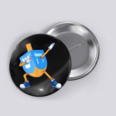 Dabbing Dreidel Happy Hanukkah Dancing Chanukah Girls Button