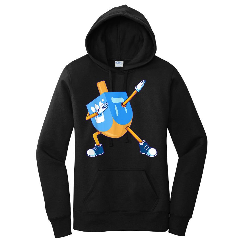 Dabbing Dreidel Happy Hanukkah Dancing Chanukah Girls Women's Pullover Hoodie