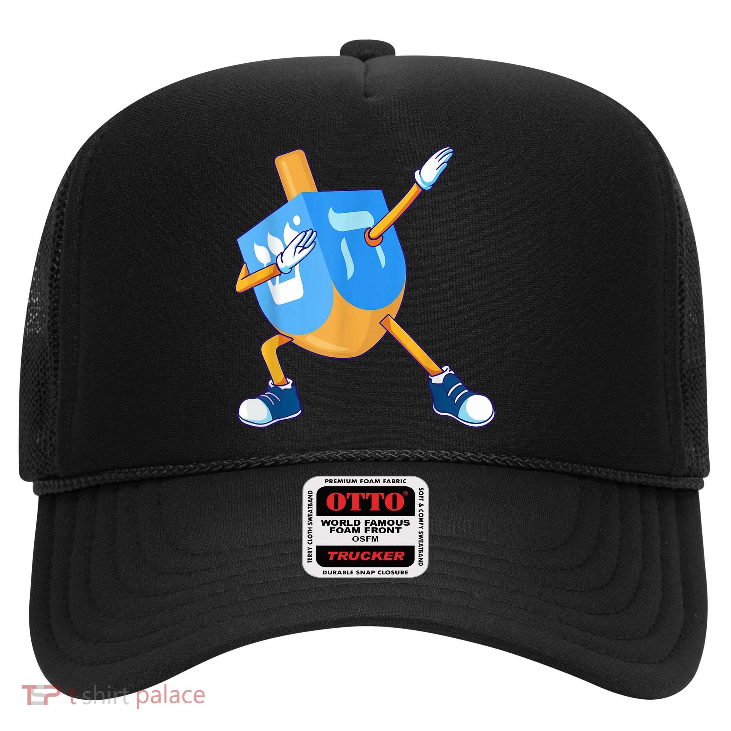 Dabbing Dreidel Happy Hanukkah Dancing Chanukah Girls Trucker Hat