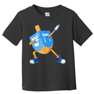 Dabbing Dreidel Happy Hanukkah Dancing Chanukah Girls Toddler T-Shirt