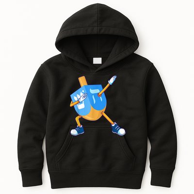Dabbing Dreidel Happy Hanukkah Dancing Chanukah Girls Kids Hoodie