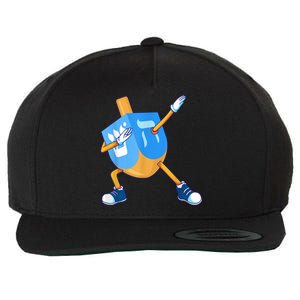 Dabbing Dreidel Happy Hanukkah Dancing Chanukah Girls Wool Snapback Cap