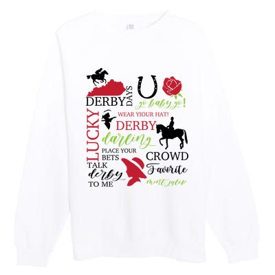 Derby Day Horse Kentucky This Is My Derby Day Dress,Kentucky Derby Premium Crewneck Sweatshirt