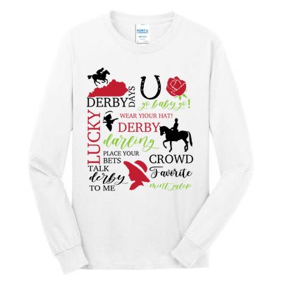 Derby Day Horse Kentucky This Is My Derby Day Dress,Kentucky Derby Tall Long Sleeve T-Shirt