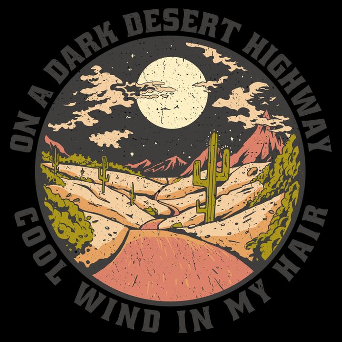Dark Desert Highway Wind In My Hair City Backpack