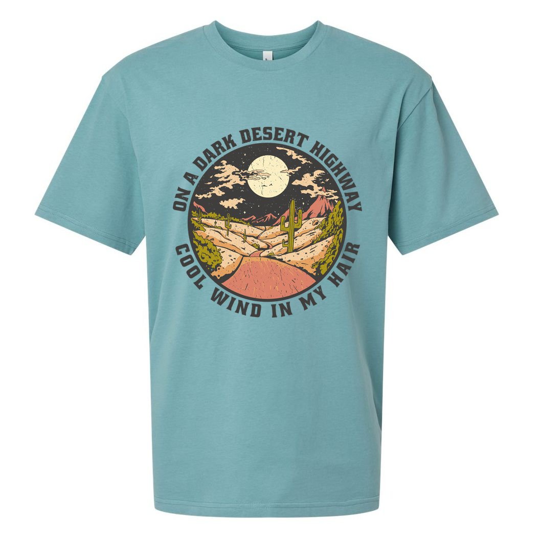 Dark Desert Highway Wind In My Hair Sueded Cloud Jersey T-Shirt