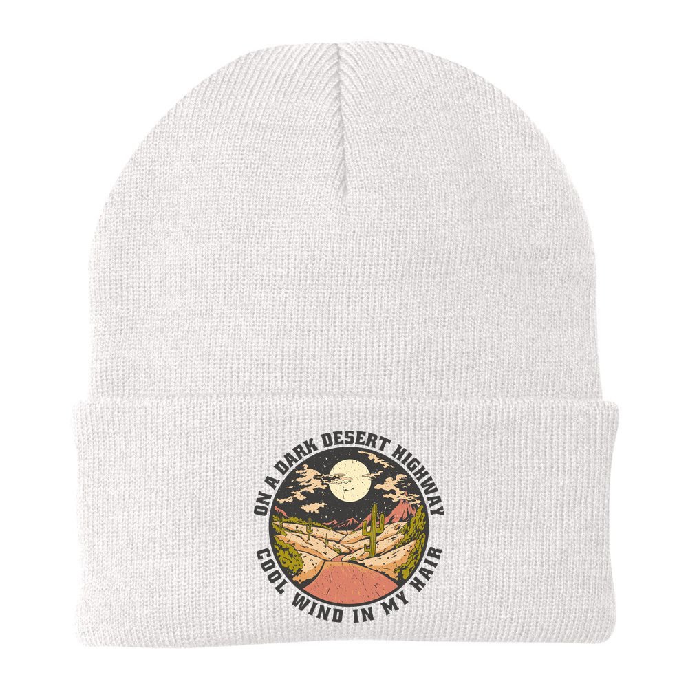Dark Desert Highway Wind In My Hair Beanie