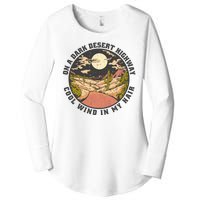 Dark Desert Highway Wind In My Hair Women's Perfect Tri Tunic Long Sleeve Shirt