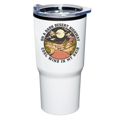 Dark Desert Highway Wind In My Hair Tumbler