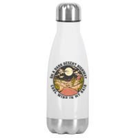 Dark Desert Highway Wind In My Hair Stainless Steel Insulated Water Bottle