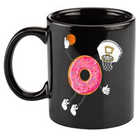 Dunking Donut Hole Food Champ 11oz C Handle Ceramic Mug