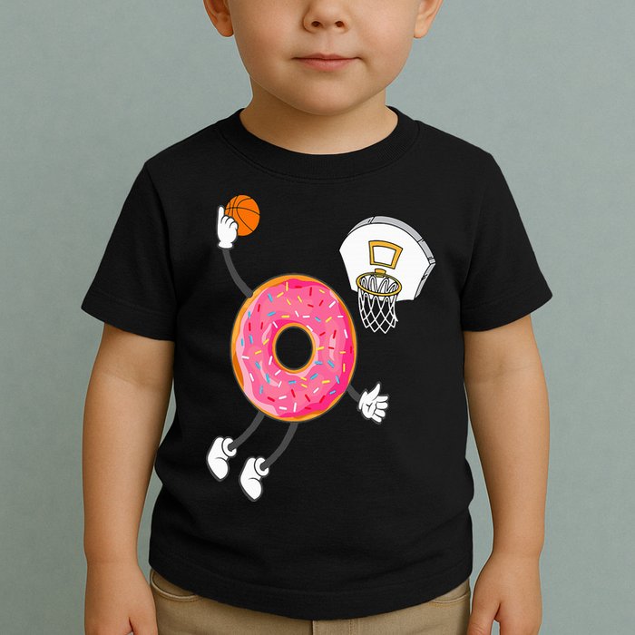 Dunking Donut Hole Food Champ Toddler T-Shirt
