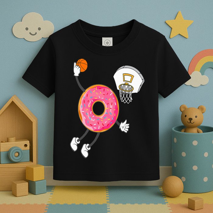 Dunking Donut Hole Food Champ Toddler T-Shirt