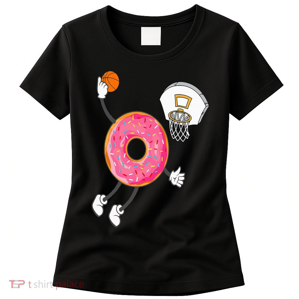 Dunking Donut Hole Food Champ Womens T-Shirt