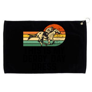 Derby Day Horse Kentucky This Is My Derby Day Dress Great Gift Grommeted Golf Towel