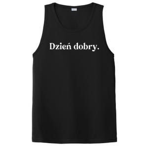 Dzien Dobry Hello Polish Language Poland Men Women Kids PosiCharge Competitor Tank