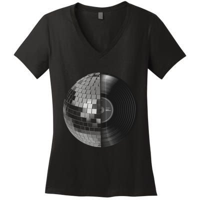 Disco Women's V-Neck T-Shirt