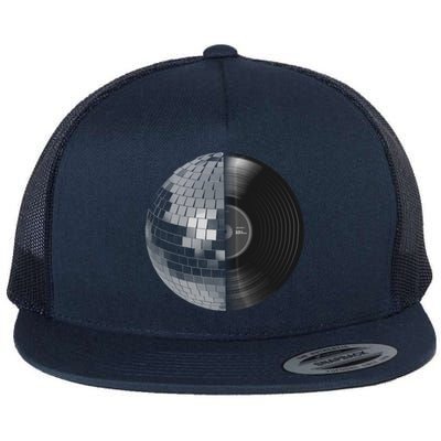 Disco Flat Bill Trucker Hat