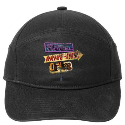 Diners Drive Ins And Dives 7-Panel Snapback Hat