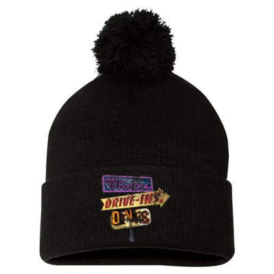 Diners Drive Ins And Dives Pom Pom 12in Knit Beanie