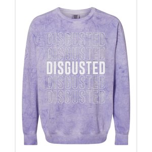 Disgusted Colorblast Crewneck Sweatshirt