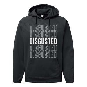 Disgusted Performance Fleece Hoodie