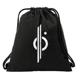 Distressed Drawstring Bag