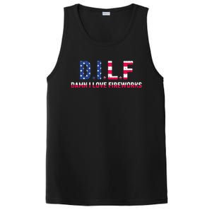 DILF Damn I Love Fireworks PosiCharge Competitor Tank