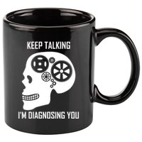 Diagnostic 11oz C Handle Ceramic Mug