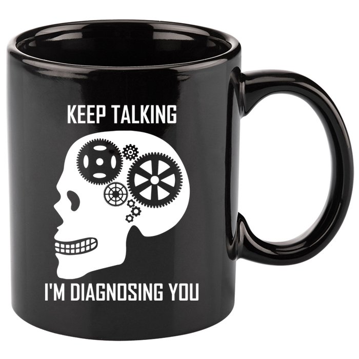 Diagnostic 11oz C Handle Ceramic Mug