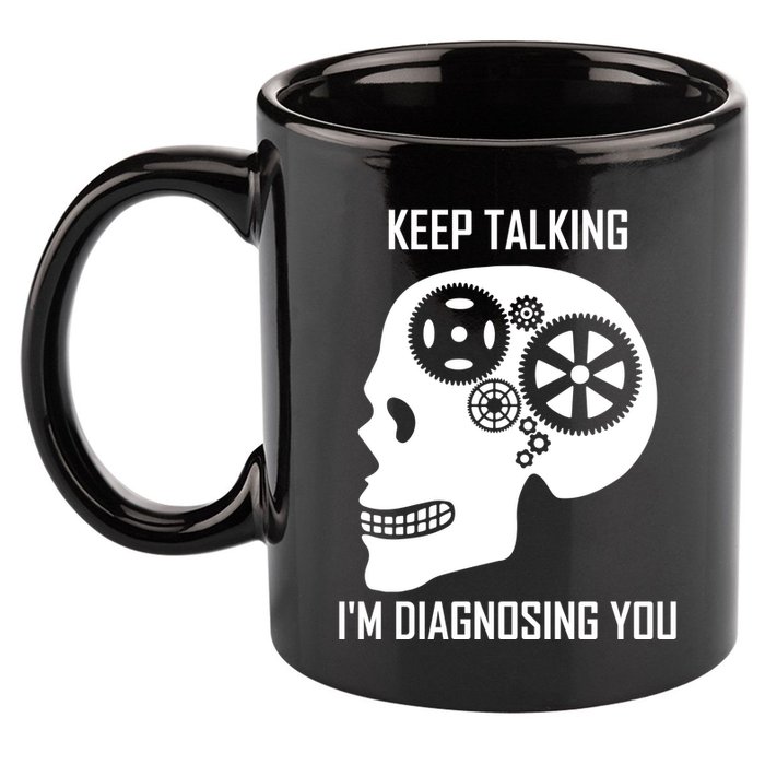 Diagnostic 11oz C Handle Ceramic Mug