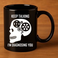 Diagnostic 11oz C Handle Ceramic Mug