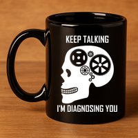 Diagnostic 11oz C Handle Ceramic Mug
