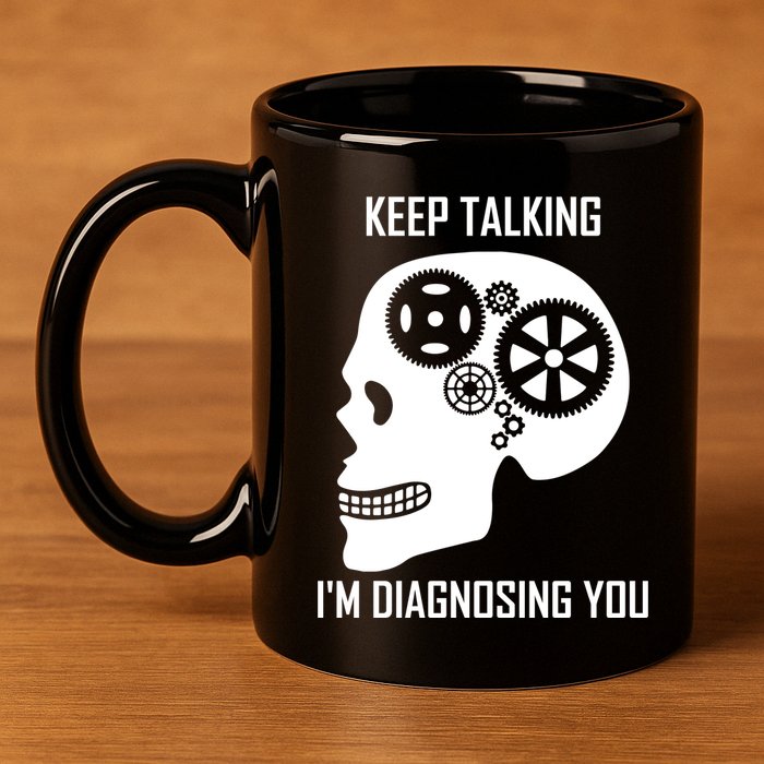 Diagnostic 11oz C Handle Ceramic Mug