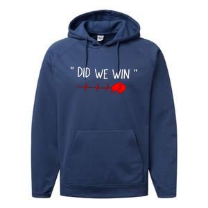 Did.we.win Performance Fleece Hoodie