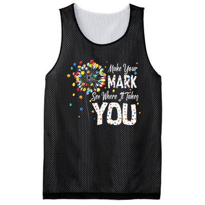 Dot Day International Dot Day Make Your Mark Dot Day Mesh Reversible Basketball Jersey Tank