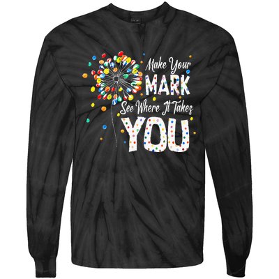 Dot Day International Dot Day Make Your Mark Dot Day Tie-Dye Long Sleeve Shirt