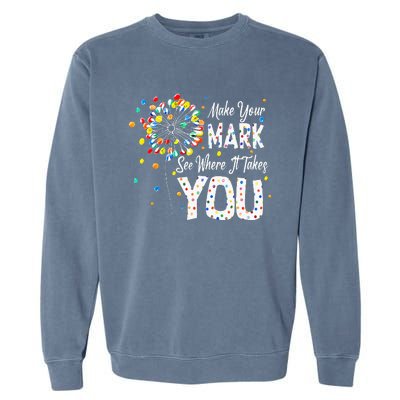 Dot Day International Dot Day Make Your Mark Dot Day Garment-Dyed Sweatshirt