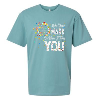 Dot Day International Dot Day Make Your Mark Dot Day Sueded Cloud Jersey T-Shirt