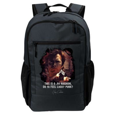 ★Dirtyharry★Doyafeelluckypunk➢Clinteastwoodfamousmoviequote♛ Daily Commute Backpack