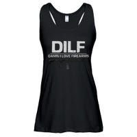 dilf damn i love firearms Ladies Essential Flowy Tank