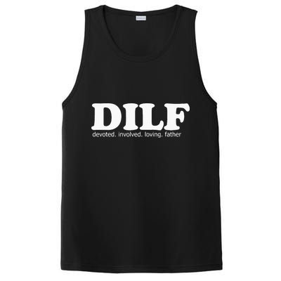 Dilf Devoted Involved Loving Father Dad Papa PosiCharge Competitor Tank