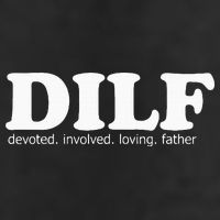 Dilf Devoted Involved Loving Father Dad Papa Golf Towel