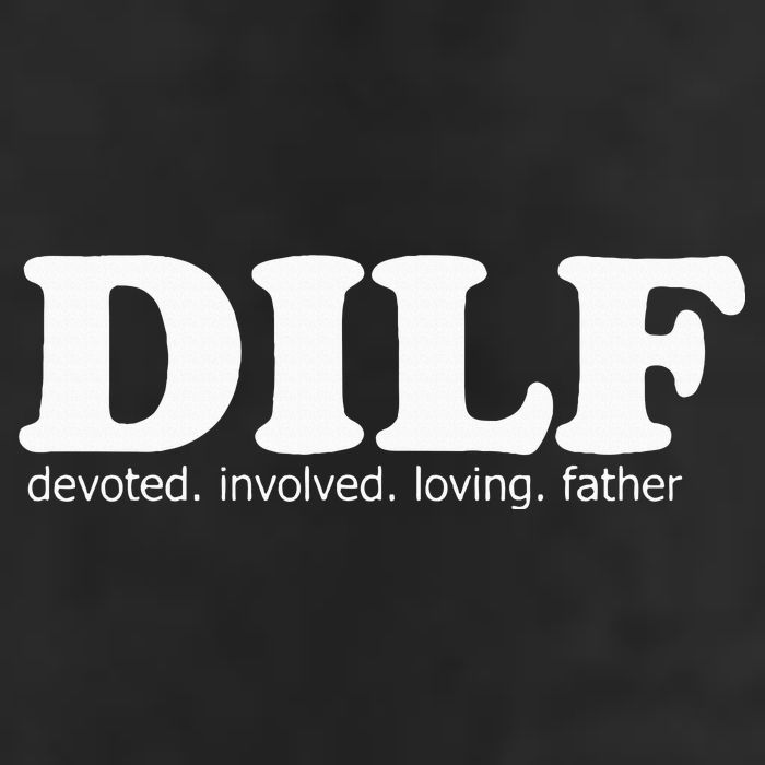 Dilf Devoted Involved Loving Father Dad Papa Golf Towel
