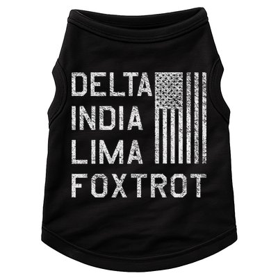 Dilf Dela India Lima Foxro Us Flag American Pario Doggie Tank