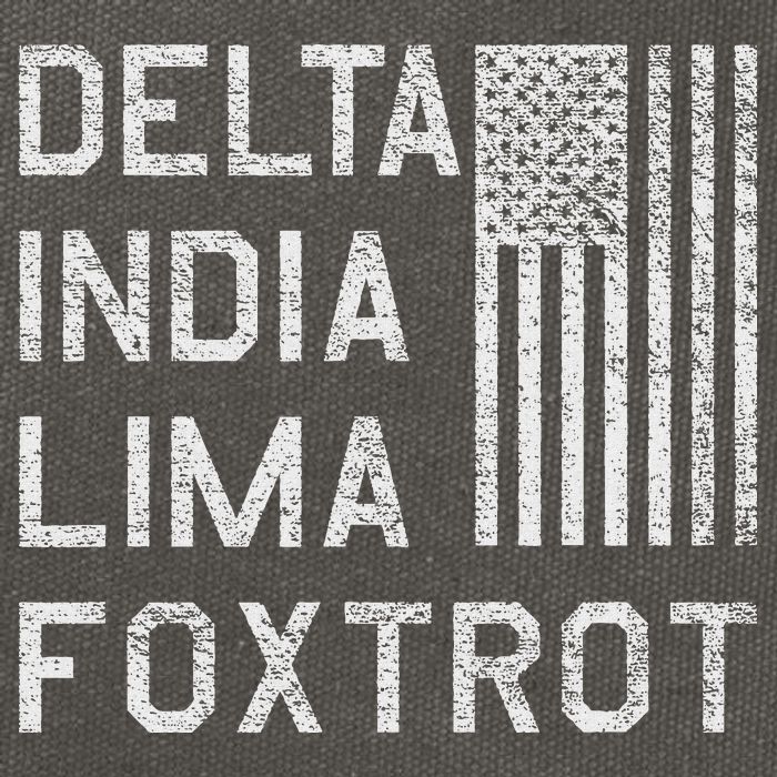 Dilf Dela India Lima Foxro Us Flag American Pario Cotton Canvas Backpack