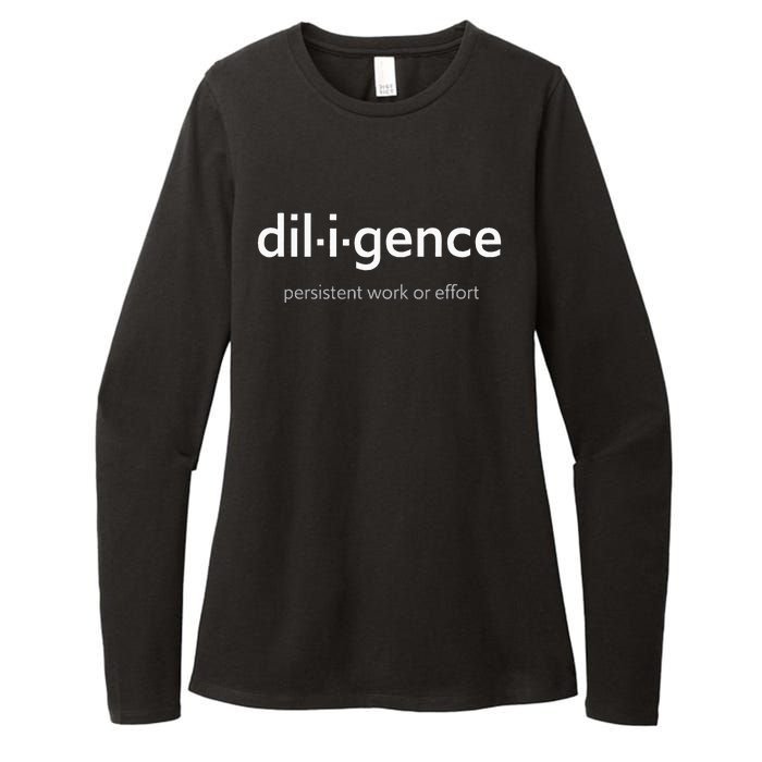 Diligence Womens CVC Long Sleeve Shirt